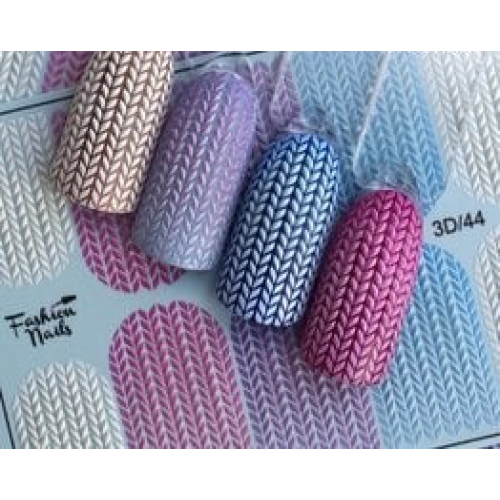 Cosy Nail Wraps 3D